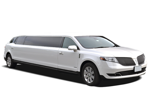 White Lincoln MKT stretch limousine